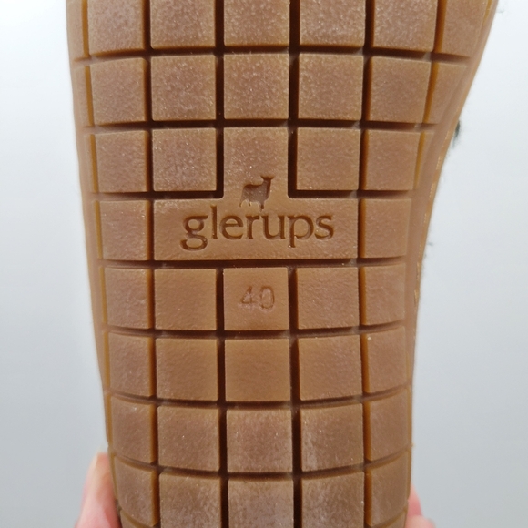 Glerups Dark Green Wool Pull On Ankle Boots Slippers Women's Size 9 EUR 40 New - Picture 6 of 6